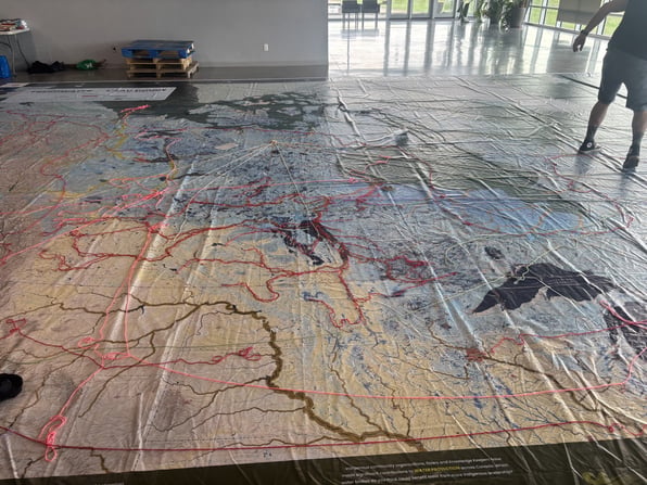 Giant Floor Map