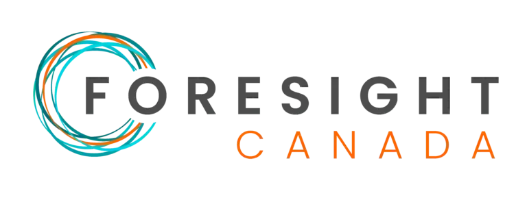 Logo - La mission de Foresight Canada est d'accélérer l'adoption des meilleures technologies propres au monde. Aider le monde à faire plus avec moins, de façon durable.