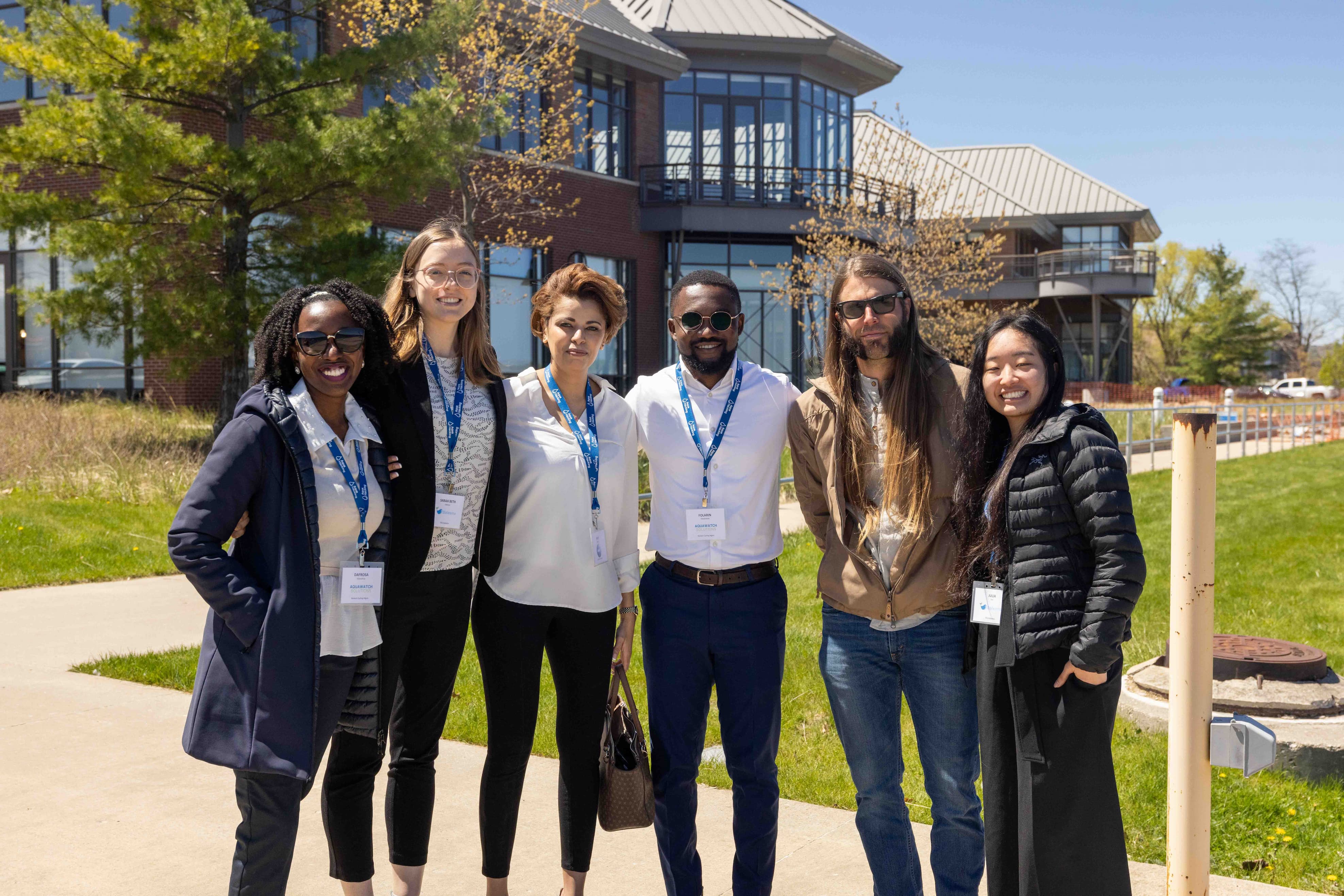 Group of water entrepreneurs