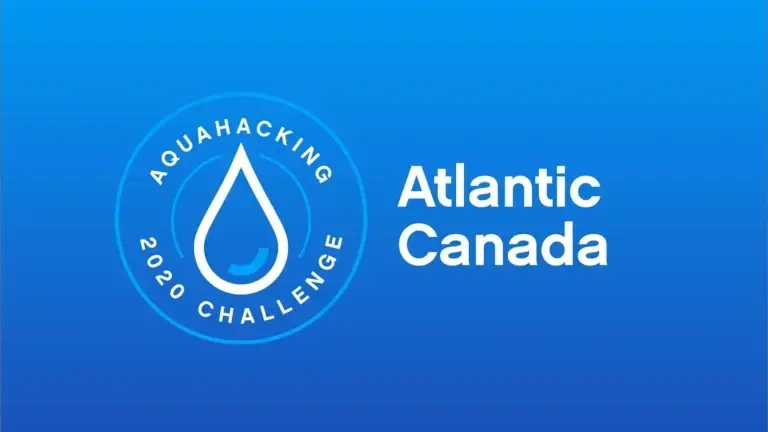 AquaHacking Challenge Great Lakes 2020 logo and page link