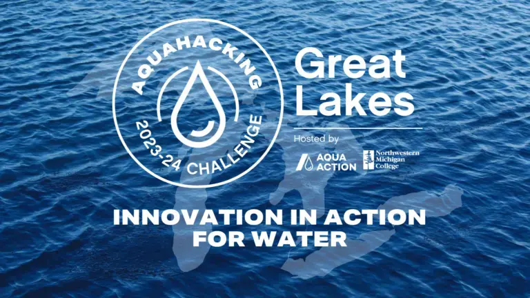 AquaHacking Challenge Great Lakes 2023-24 logo and page link